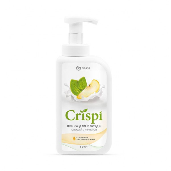 Посуда Пенка Средство для мытья посуды CRISPI 550мл с соком груши125455 - 1